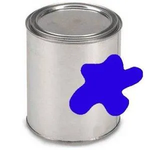 Краска для печати шелк, синяя                