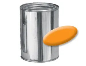 Краска для печати шелк , оранжевая