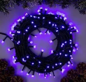 Гирлянда "Метраж" 20М. ФИОЛЕТ 200 ламп, 8 режим /3556815