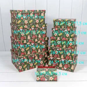 Коробка 34*26*15,3 см "Новый Год"