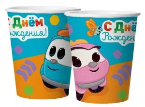 Стаканы "Грузовичок Лёва" 250 мл  6 шт./501821