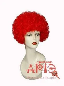 Парик  "Клоун" Цв.Красный (336-Р)
