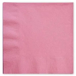 Салфетка розовая 33см 16шт.