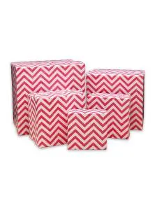 Коробка 7*7*4 см "Розовый павлин"