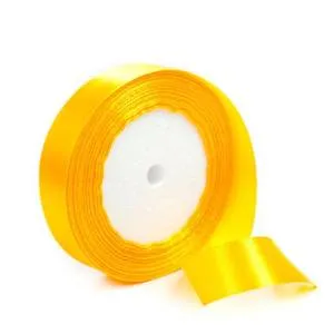 Лента атлас янтарный 20 мм*22,85 м / 190839