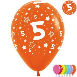 Цифра "5 Звезды" 12" пастель ( Колумбия)