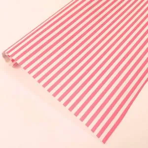 Крафт-бумага ПОЛОСКИ РОЗОВЫЕ 50 см*10 м./ 24408