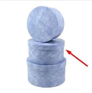 Коробка 19217-МВ Джинса шляпная коробка 20-20-10