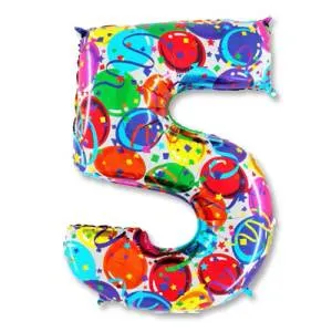 Цифра "5" -  Шары /Grabo                     