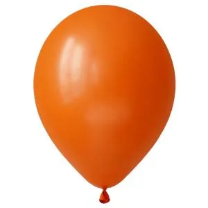 Шар Оранжевый пастель 30 см с гелием