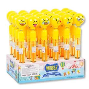 Мыльные пузыри "Эмоции Смайлик погремушка" 60 мл