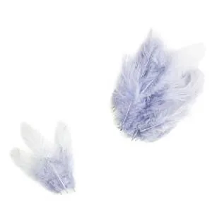 Набор перьев (голубой туман) 8-10 см 100 шт./Ч51331