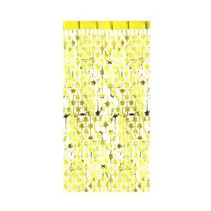 Занавес лазерный "Звезды" золото 2 м* 1м. (Китай) 20416-КТ