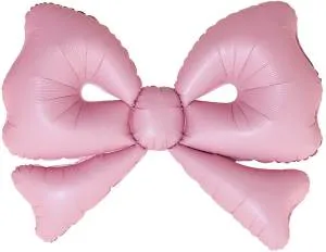 50" Бант, розовый сатин / Китай 27060