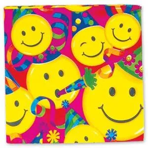 Салфетки бумажные "Улыбки" 33 см 16 шт.