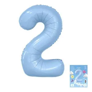 Цифра 2 - 40" Slim Небесный (Россия) 1207-6483
