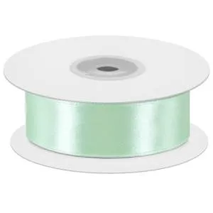Лента атлас мятный 12 мм*22,85 м / 12141