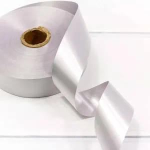 Лента пропилен 3 см*100 ярд Серебро / 589-30/11