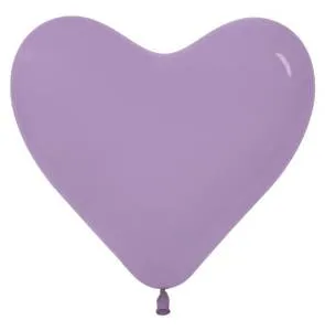 6" сердце сиреневое (Колумбия)