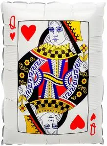 22" Покер, Карта Дама Червей / Китай 26864