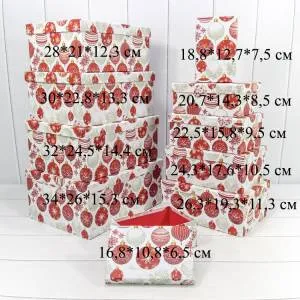 Коробка 24,3*17,6*10,5 см "Новый Год"-2660