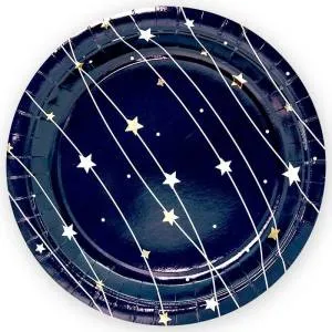 Тарелка  "Звездная траектория,черный" 7 дюйм. 6 шт.