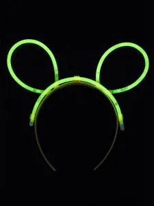 Ободок светящийся с ушками Желтый/НУ-4930