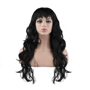 Парик "Локоны", черный /6231360