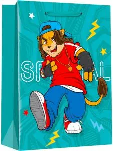 Пакет подарочный L/ППК-3399 26,4*32,7*13,6 см.