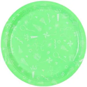 Тарелки "Неон Party" 23 см. 6 шт. 1502-4996