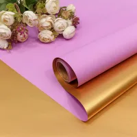 Пленка матовая Золотой/Светлая сливая 0,58*10 м. / 1311/18