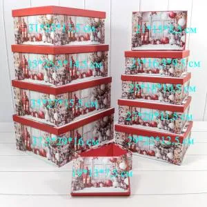 Коробка 37.5*29*16 см "Новый Год"-2687