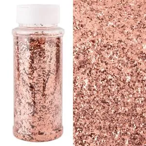 Конфетти фольга "Шестиугольники" розовое золото 0.1 см, 90 гр. /521353