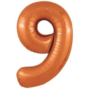 Цифра 9 - 40" Slim Папайя (Россия) / 1207-5550