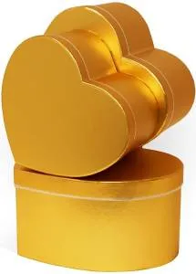 Коробка "Сердце Золото" 19*15*11 см 