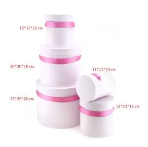 Коробка 15*15*16 см Розовая пастель / 200-200