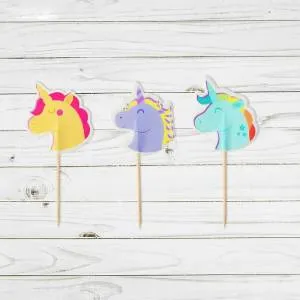 Шпажка для канапе "Единорог" 12 шт 3526989