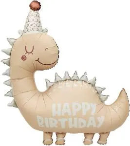 39" Динозаврик в колпачке, сатин / Китай 24793