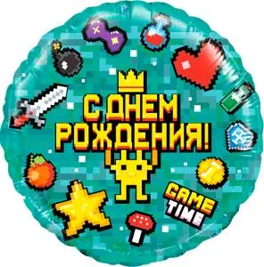 18" Круг, Game Time, Пиксели (Китай)/13353