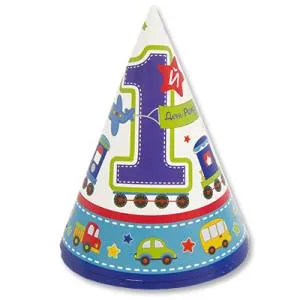 Колпак "1- ый ДР Мальчик", 8 шт.