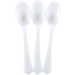 Ложки пластиковые Белые 16 см, 10 шт./ 6231257