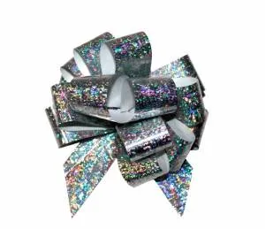 Бант-шар Голография 2,3 см. / БЛ-8012