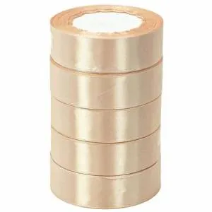 Лента атлас пшеничный 25 мм*22,85м/ 88017592