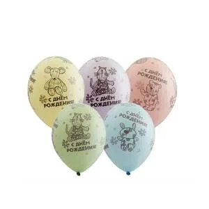 ДР Зверюшки-Игрушки 14", пастель 1103-1998