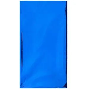 Скатерть фольг синяя 137х182 см/1502-4892