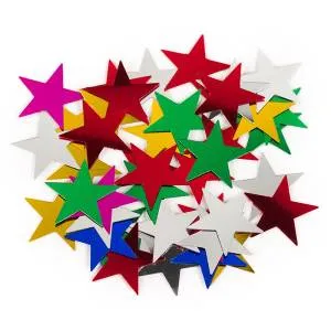 Конфетти  "Звезды ассорти" мелкие