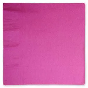 Салфетка темно-розовая 33см 16шт. 1502-1092