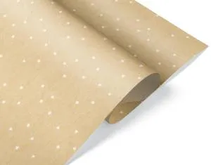 Уп. бумага "Белые звездочки" крафт 0,7*1м (10 листов)/ 2050620