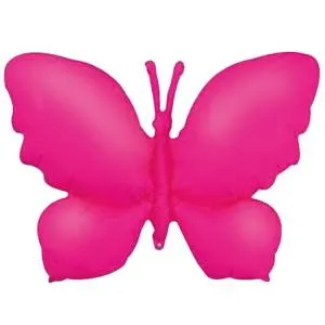 Бабочка неон розовая (Китай) / 1207-6253