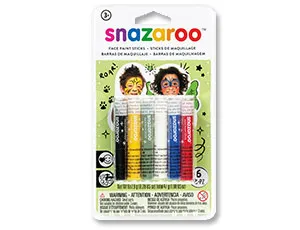 Аквагрим карандаши 6 цв*6,9гр / 1501-3273